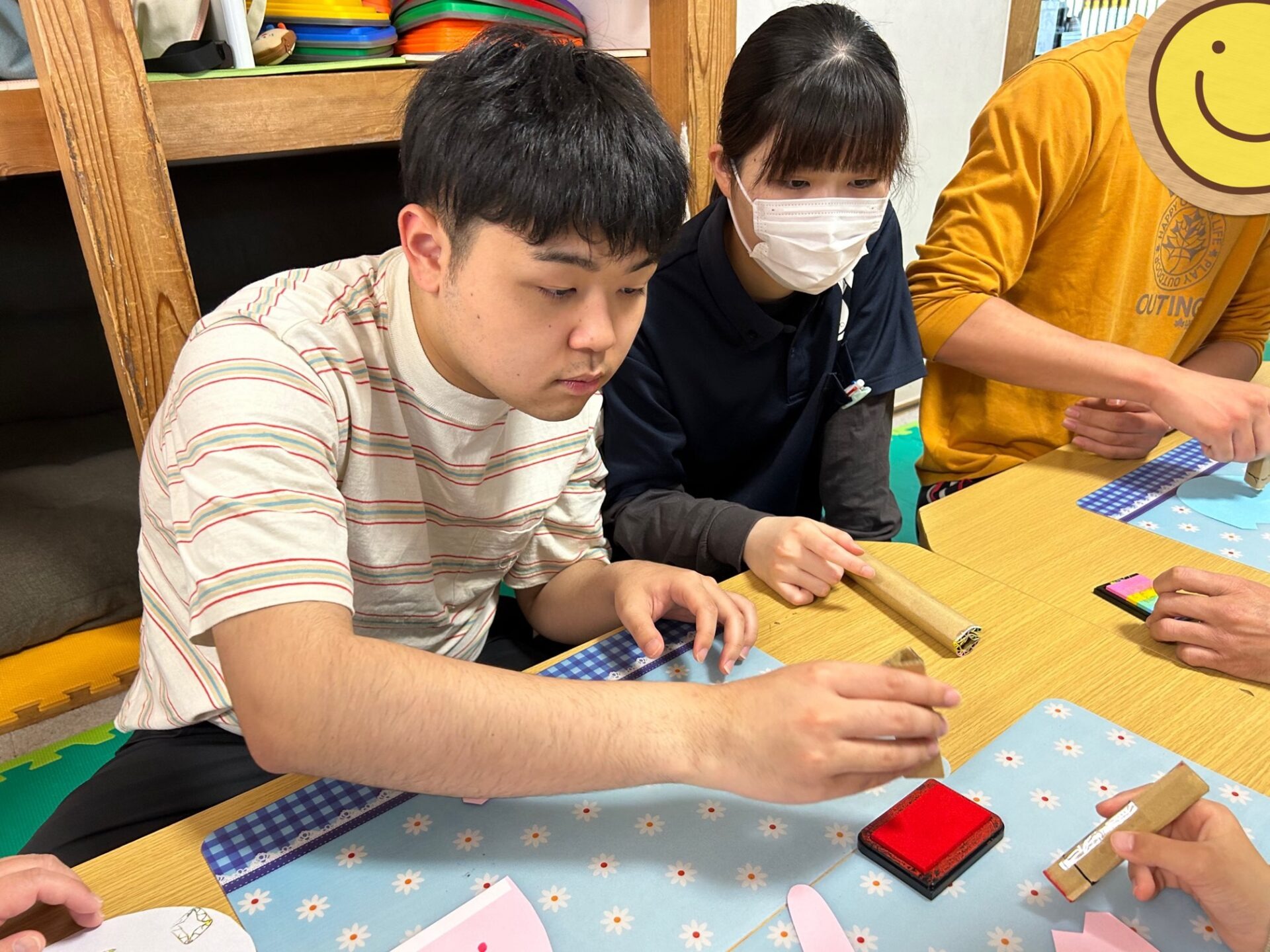4月12日(金)  スタンプイースターバニー制作
