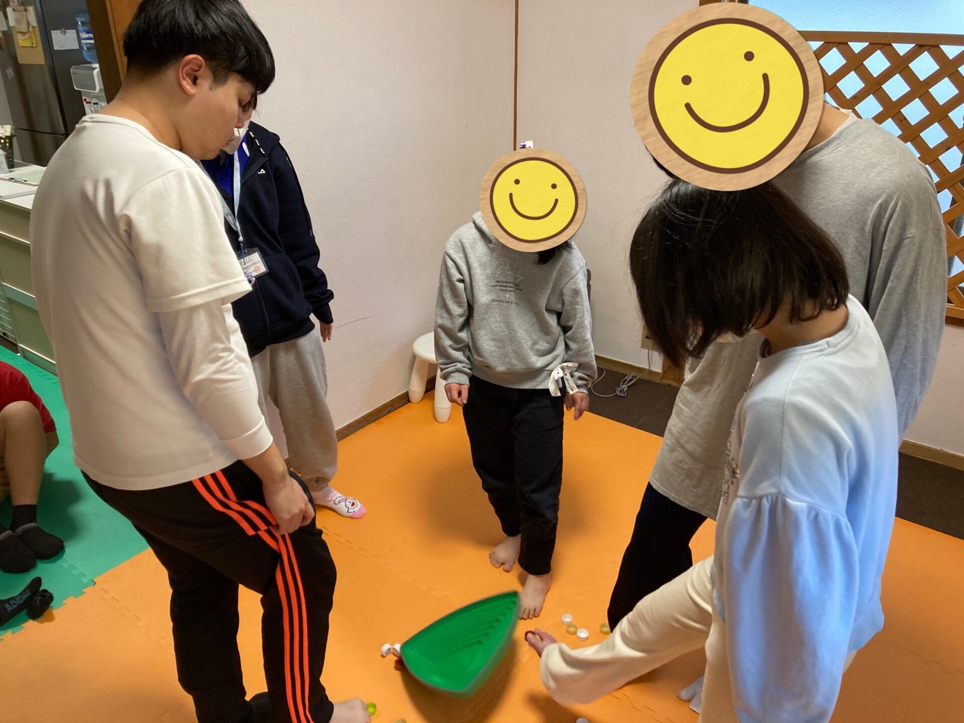 1月23日(木)  キャップ拾いゲーム