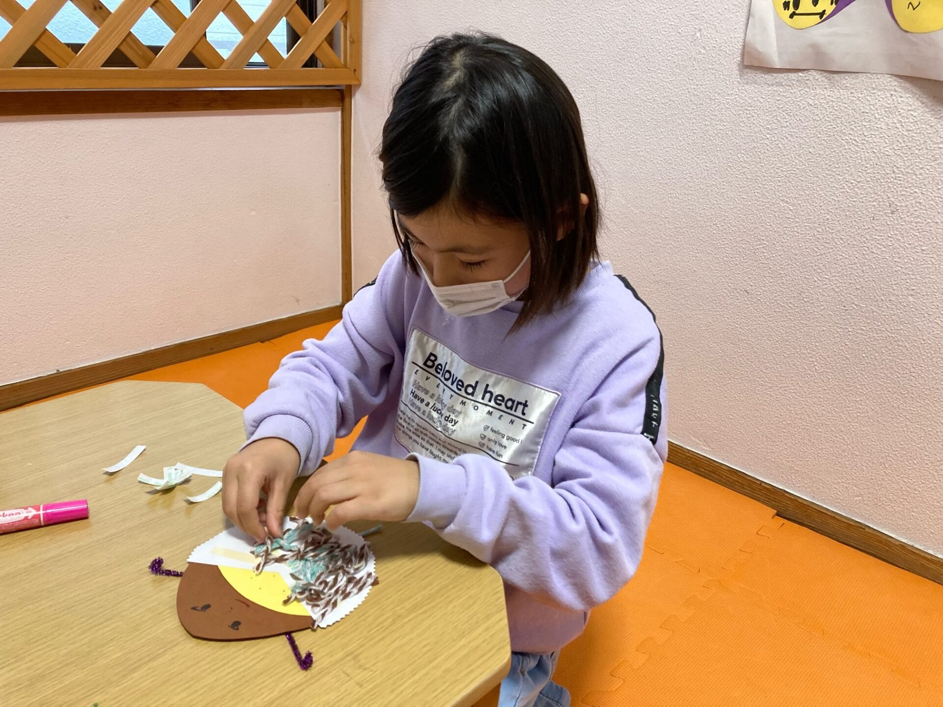 11月17日(木)  飛び出すいがぐりさん制作