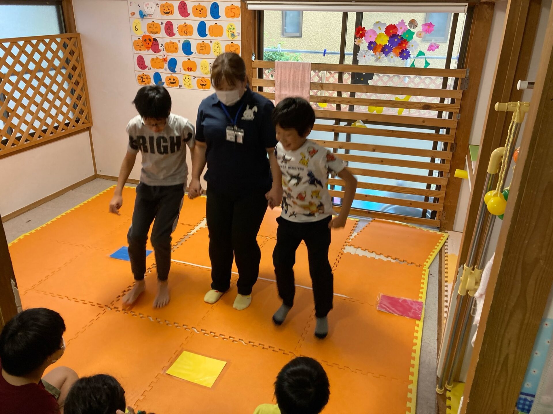 10月15日(火)  そろえてジャンプ