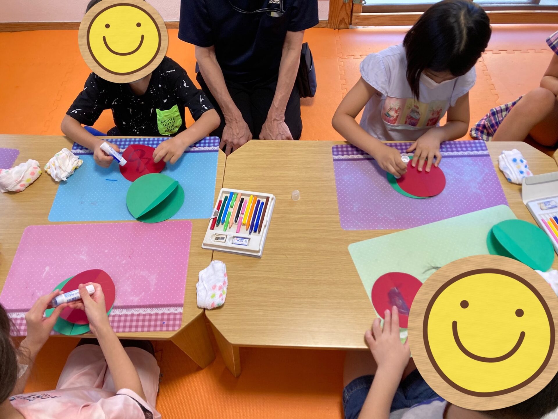 8月30日(火)  立体スイカ制作