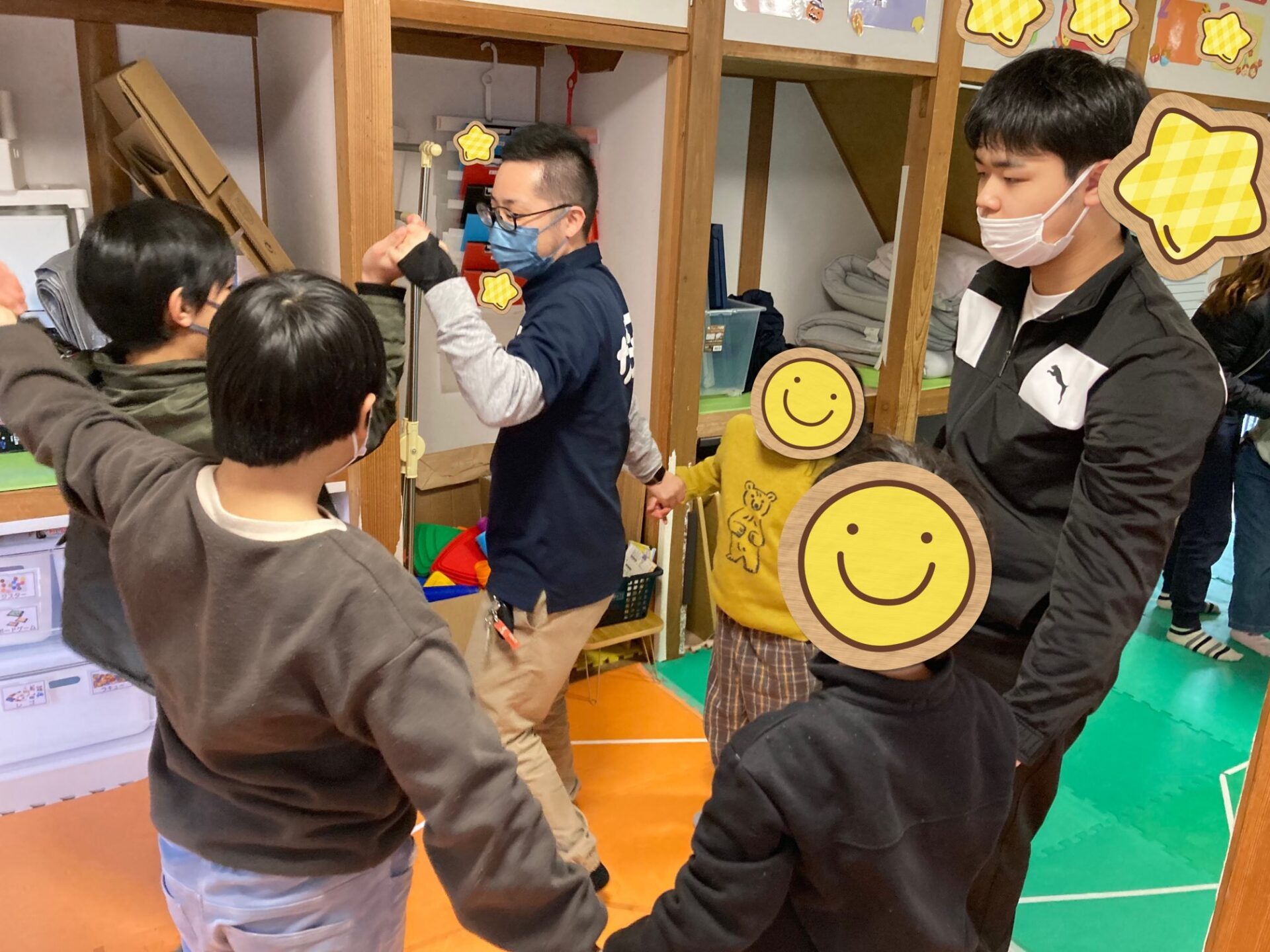 2月15日(水)  人間知恵の輪ゲーム