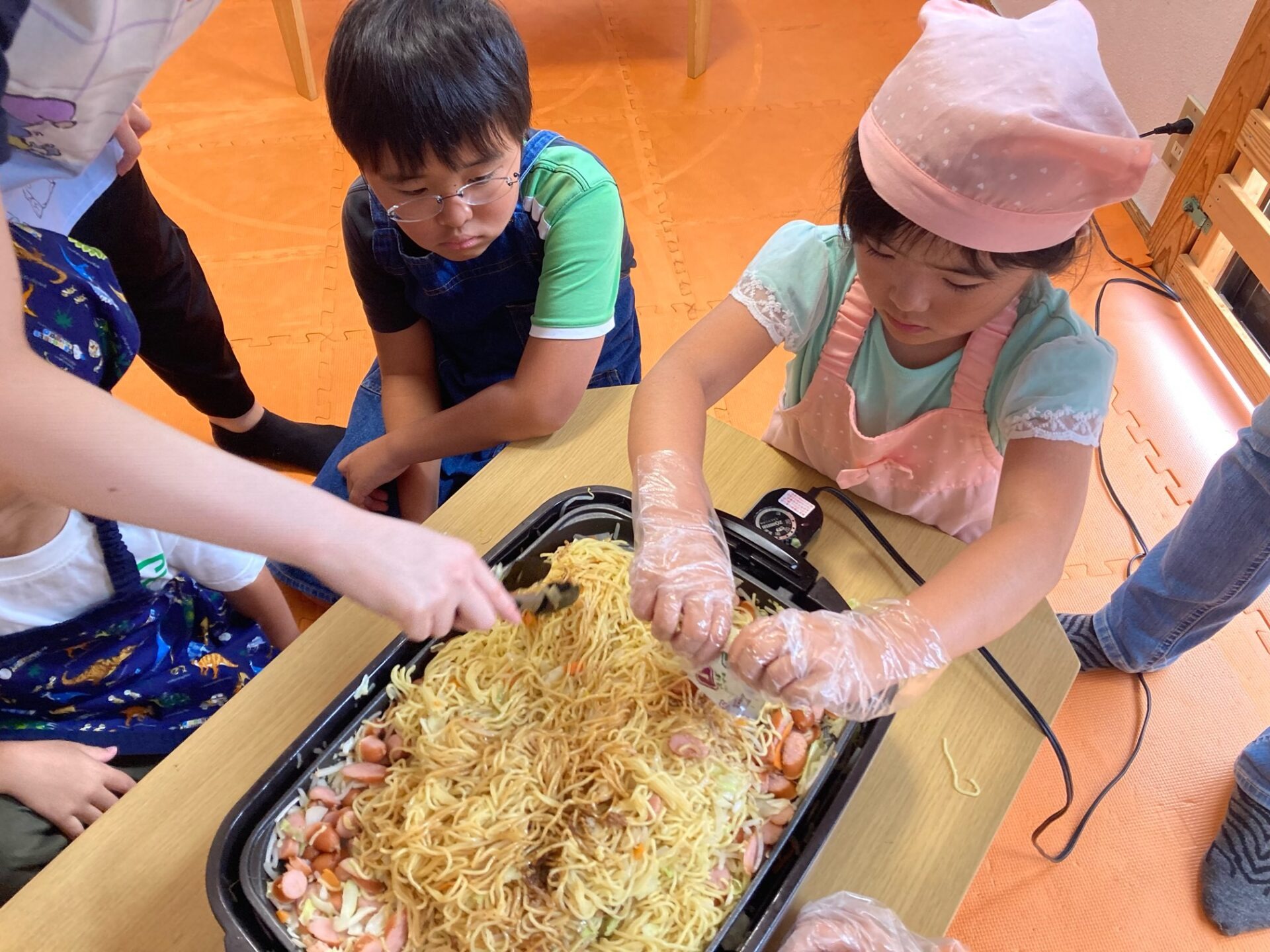 6月24日(土)  焼きそば作り