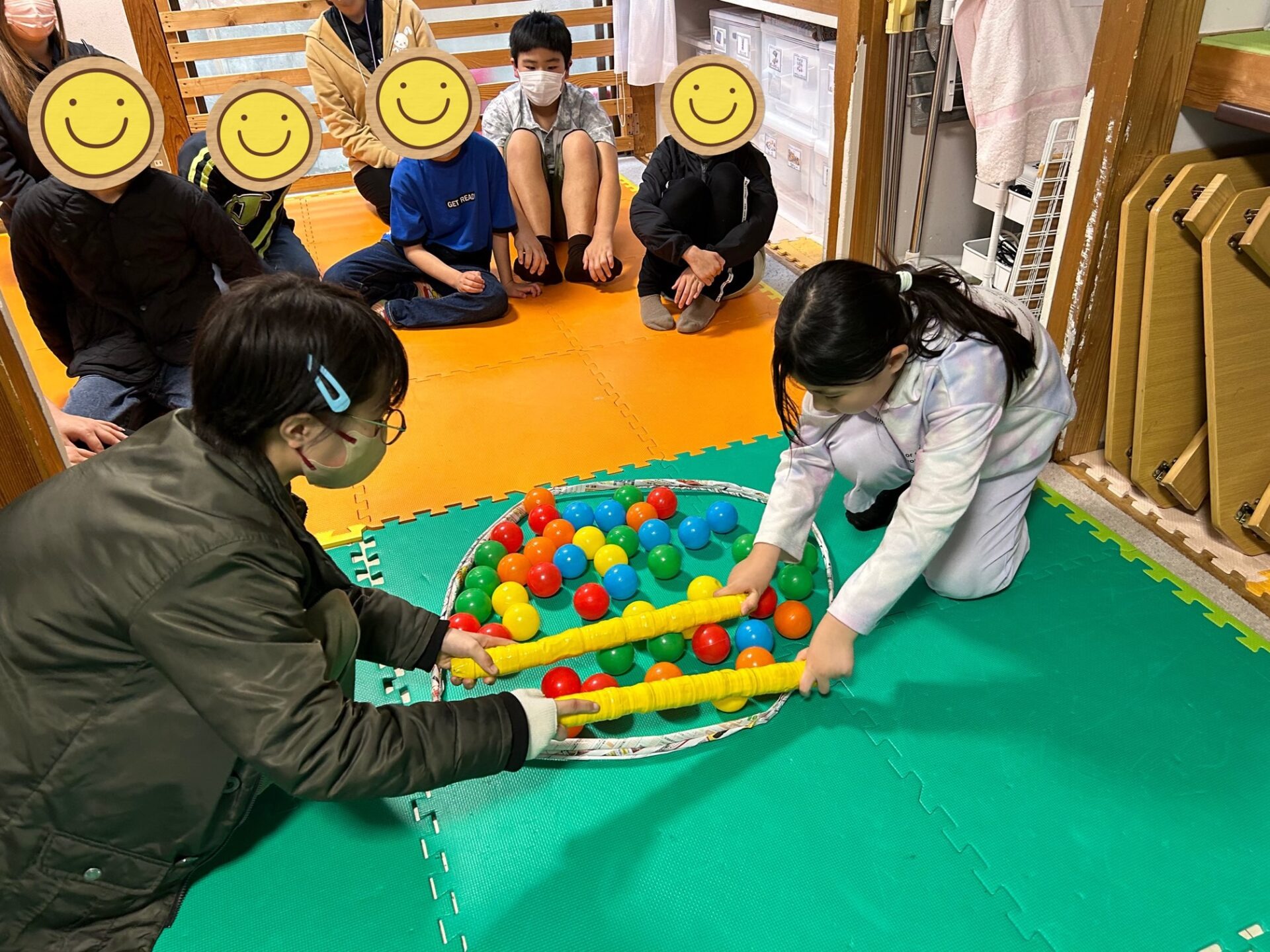 4月9日(火)  一緒にボールゲットだぜ！