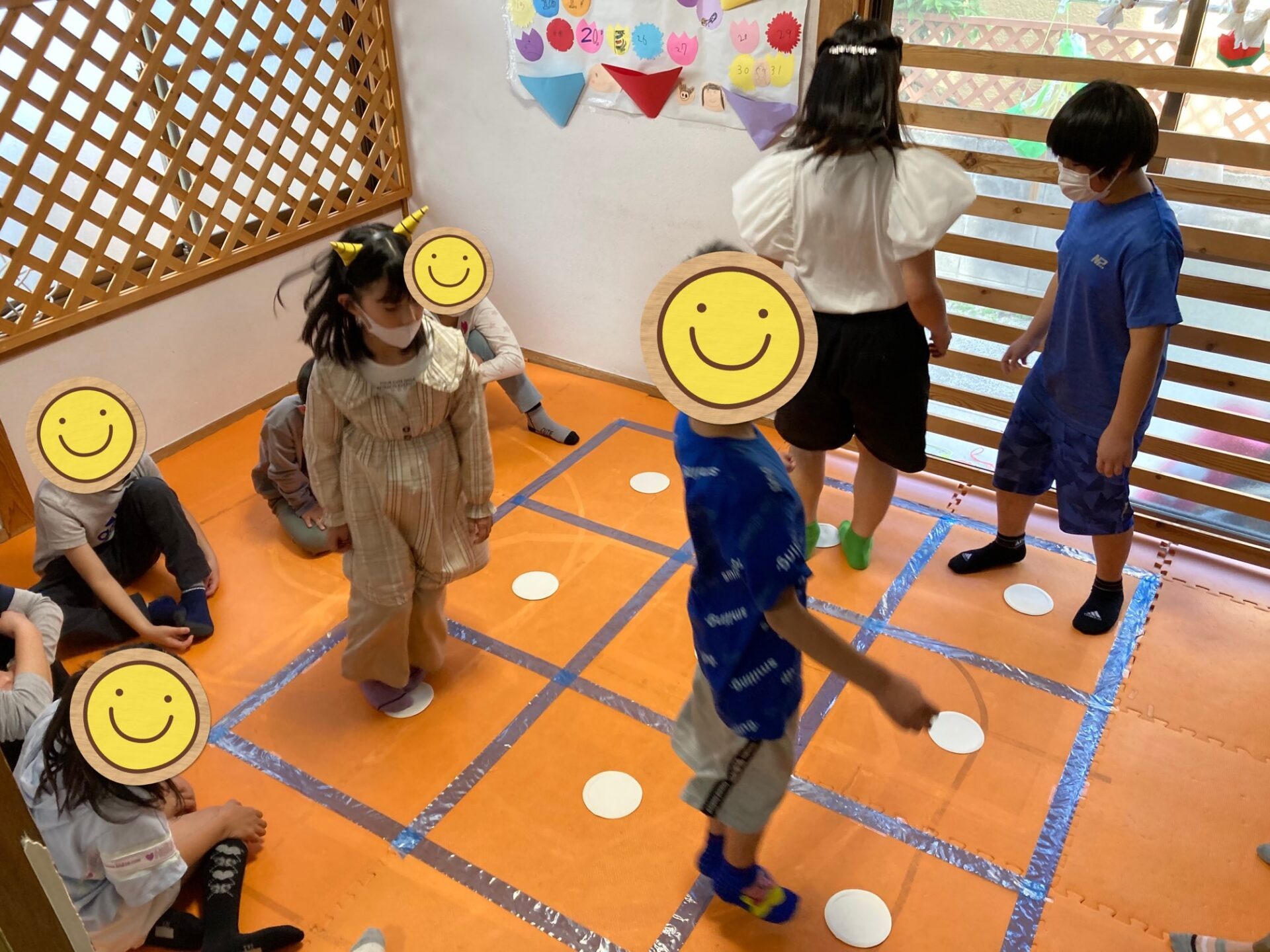 5月9日(火)  9マスおにごっこ