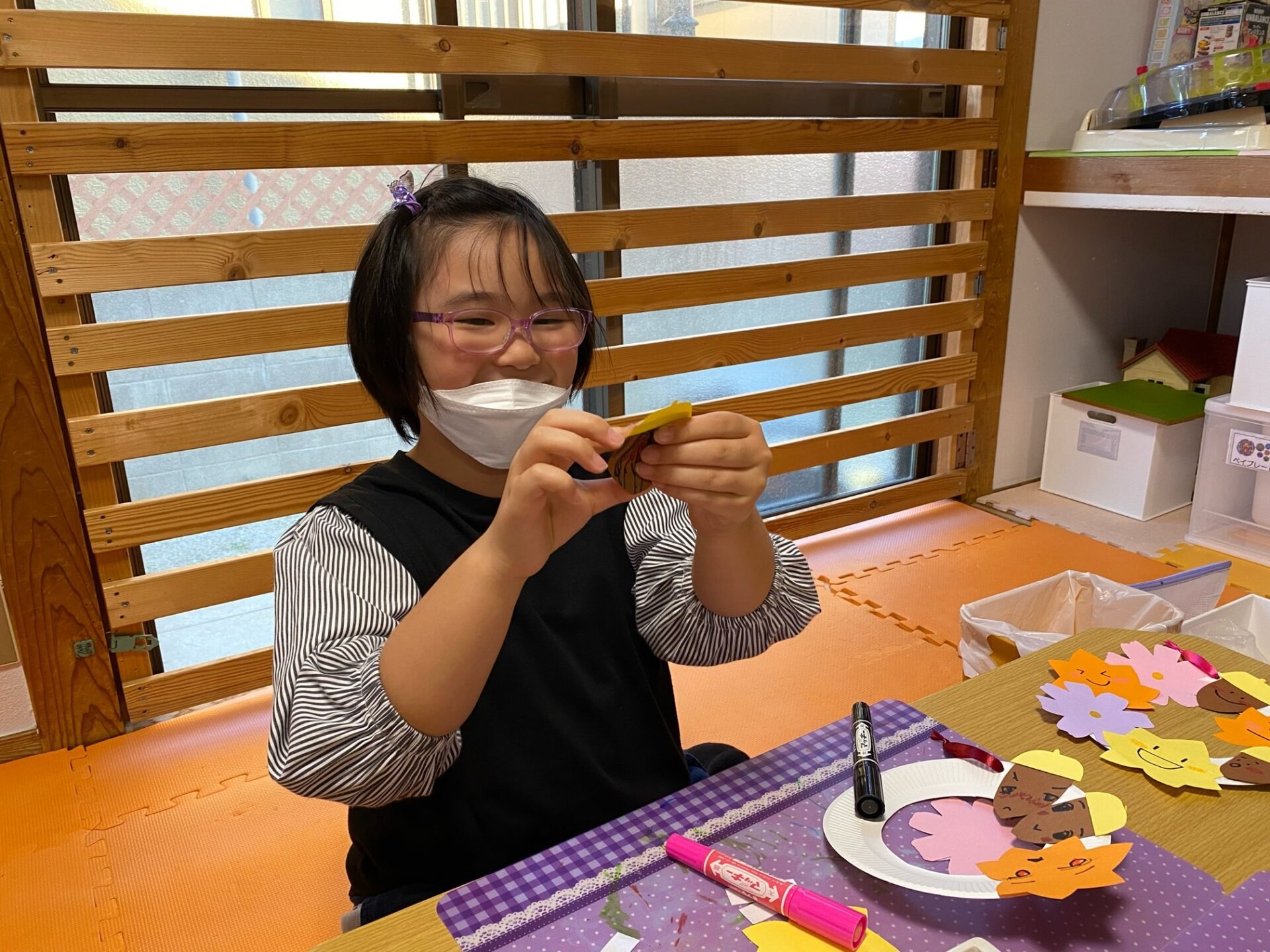 11月7日(月)  秋のリース制作