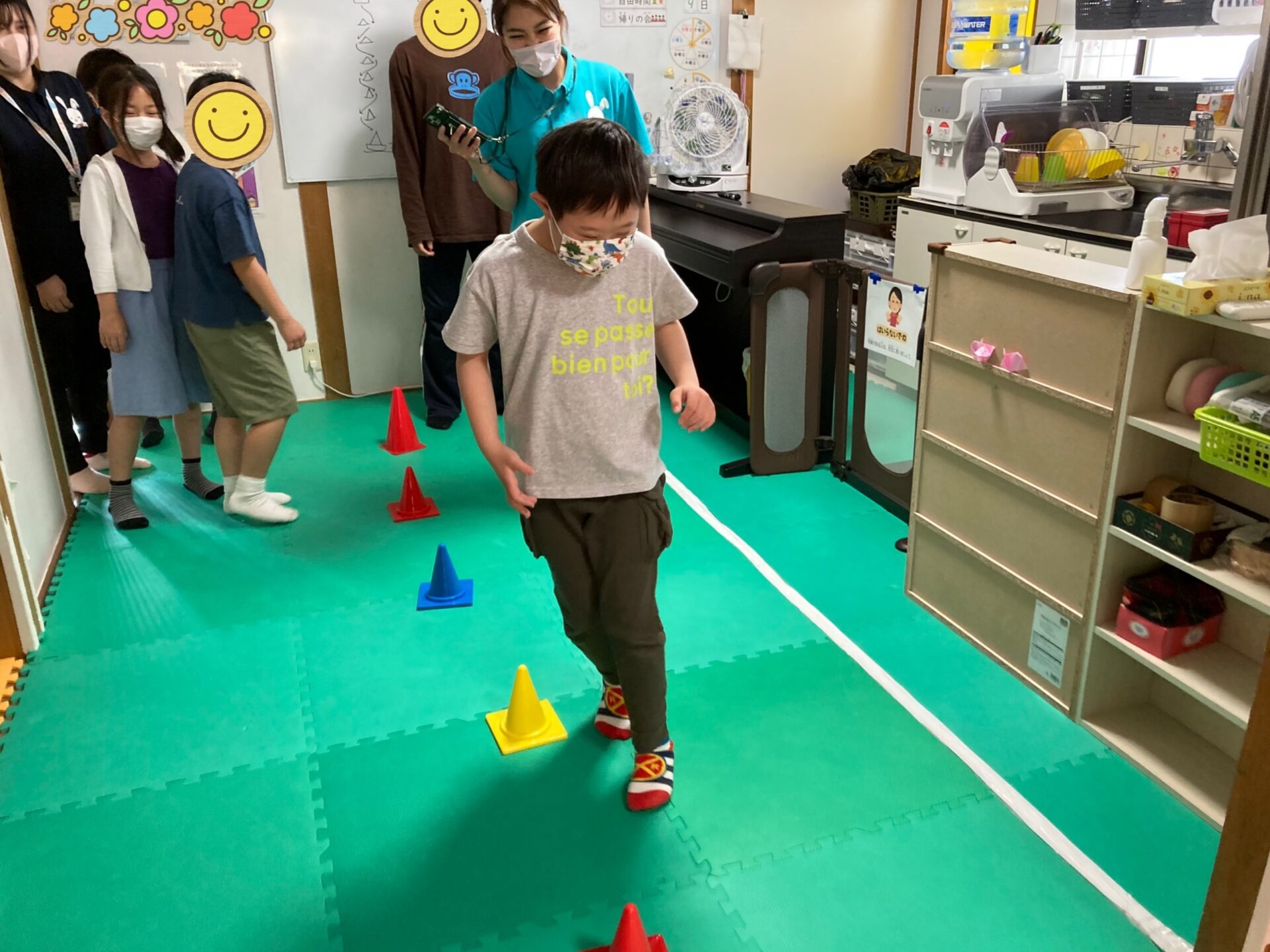 5月9日(月)  ジグザグ走りゲーム