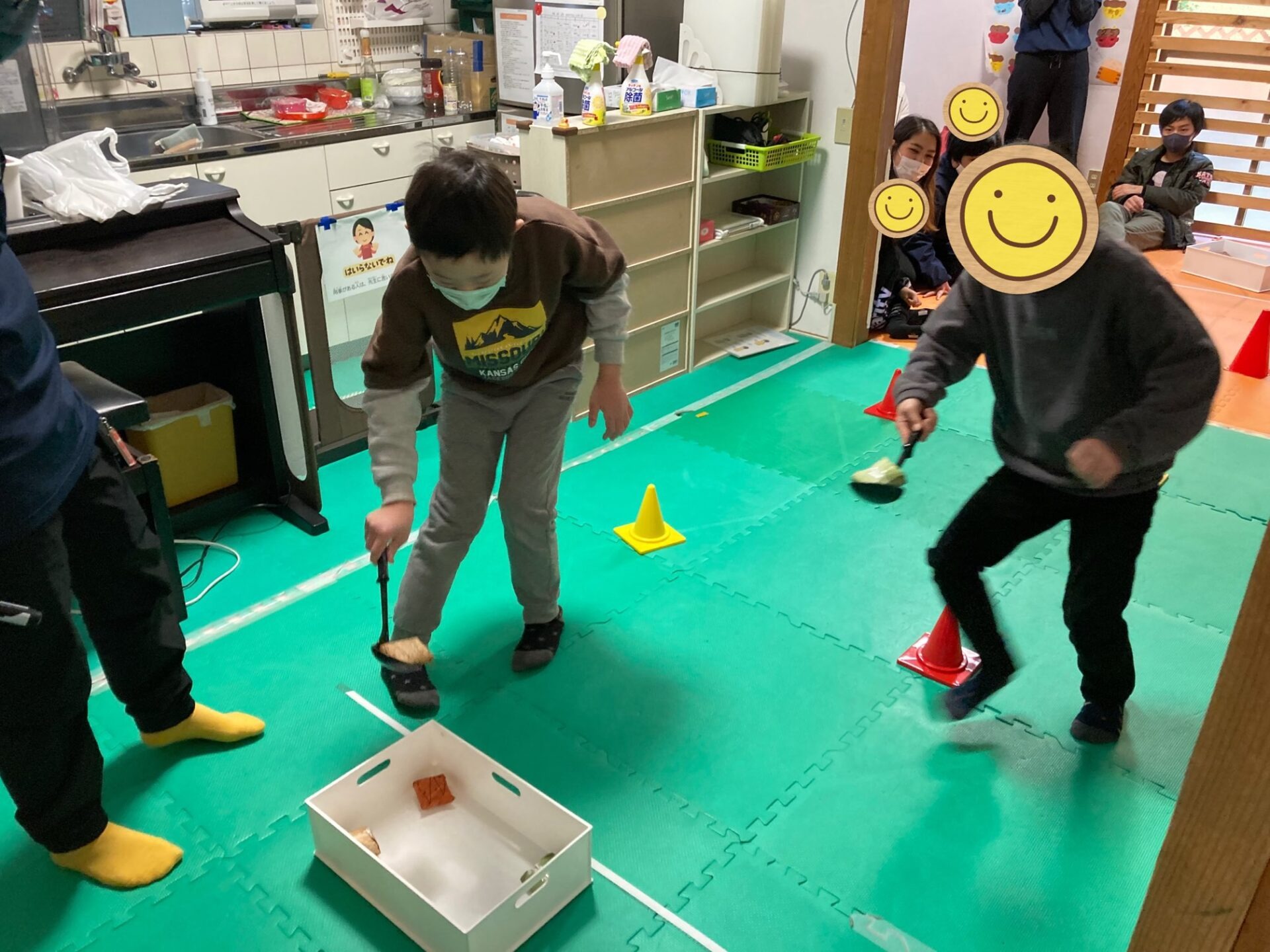 2月24日(金)  チョコレート運びレース