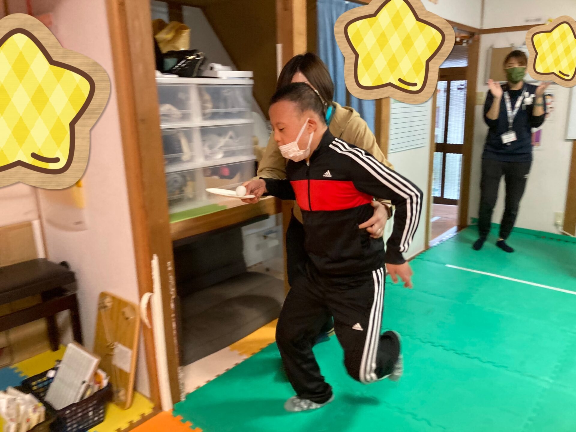 10月21日(木)  紙皿リレー