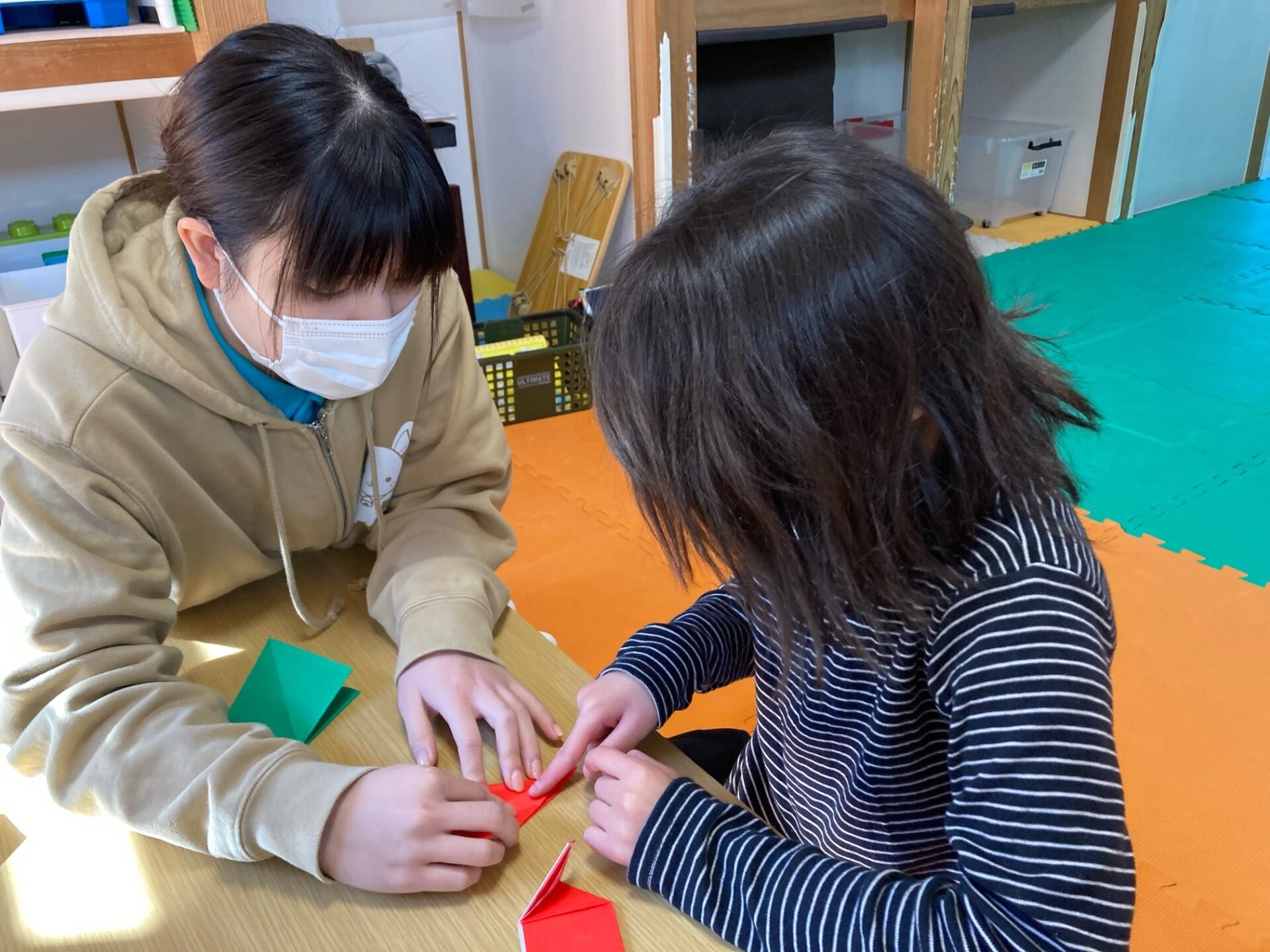 1月8日(土)  折り紙