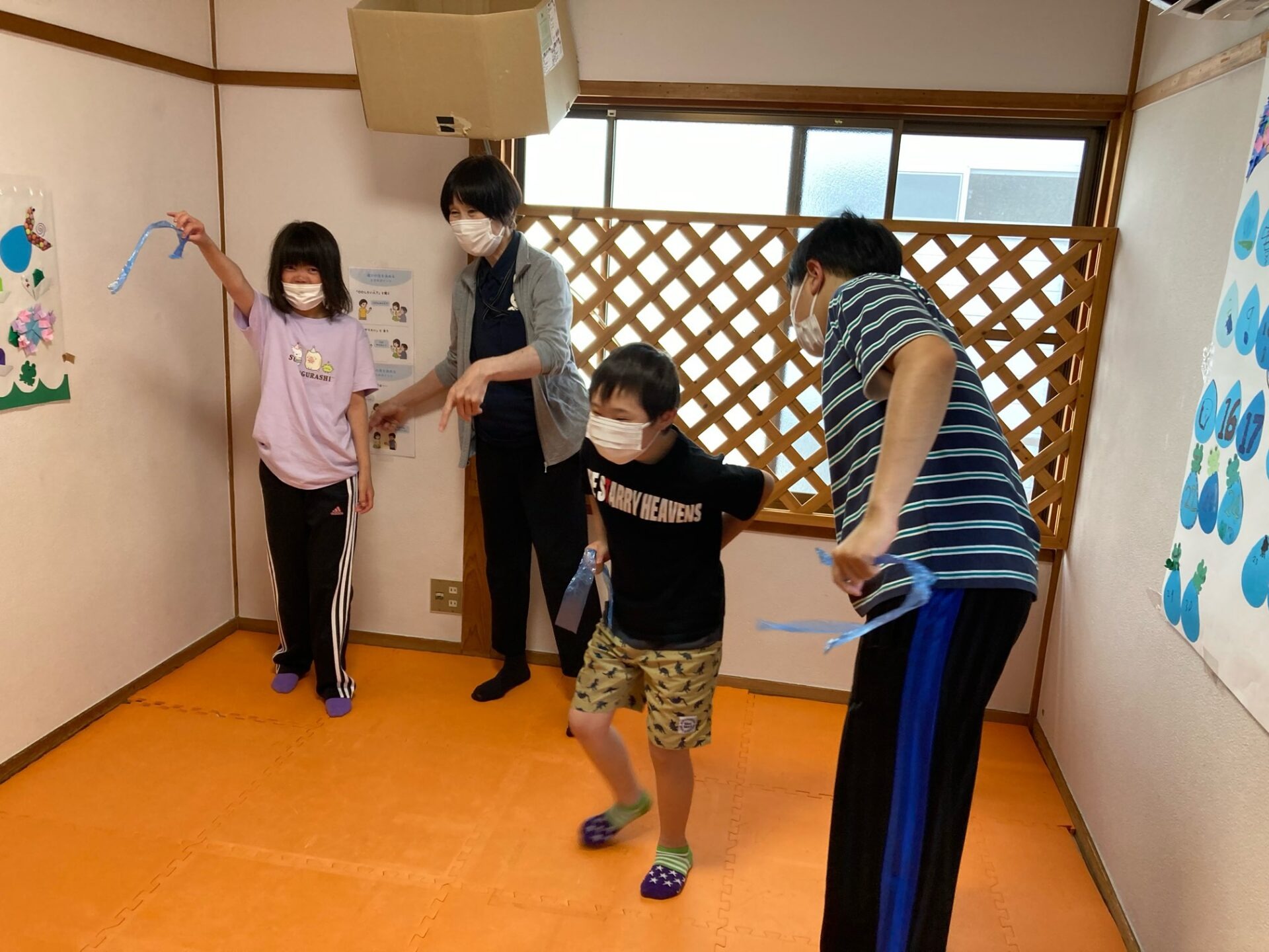 6月16日(木)  しっぽ取りゲーム