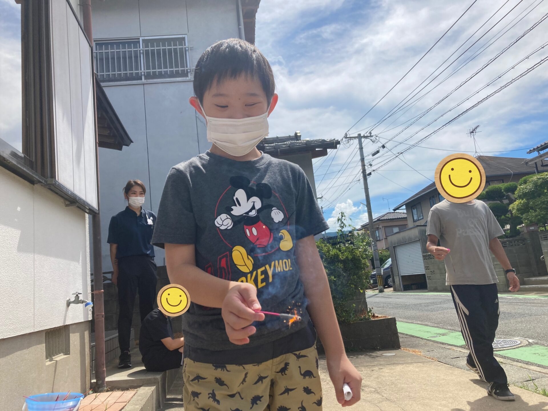 8月8日(月)  手持花火