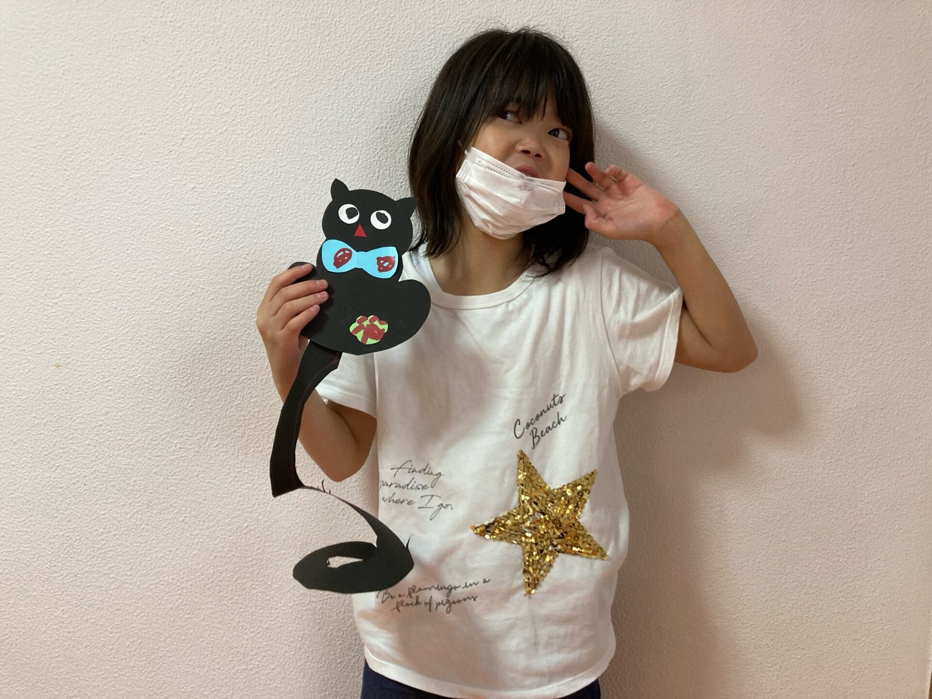 10月11日(月)  ハロウィン黒猫制作