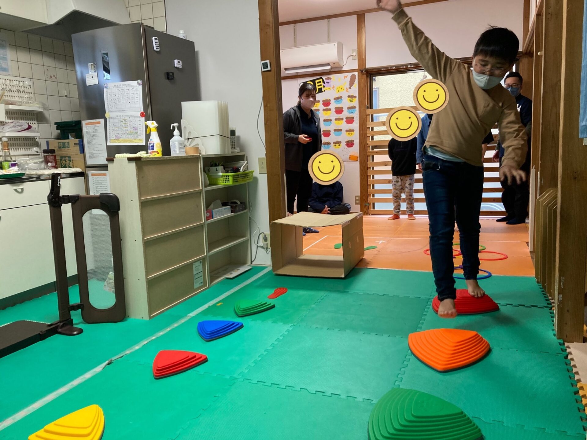 2月10日(金)  障害物リレー