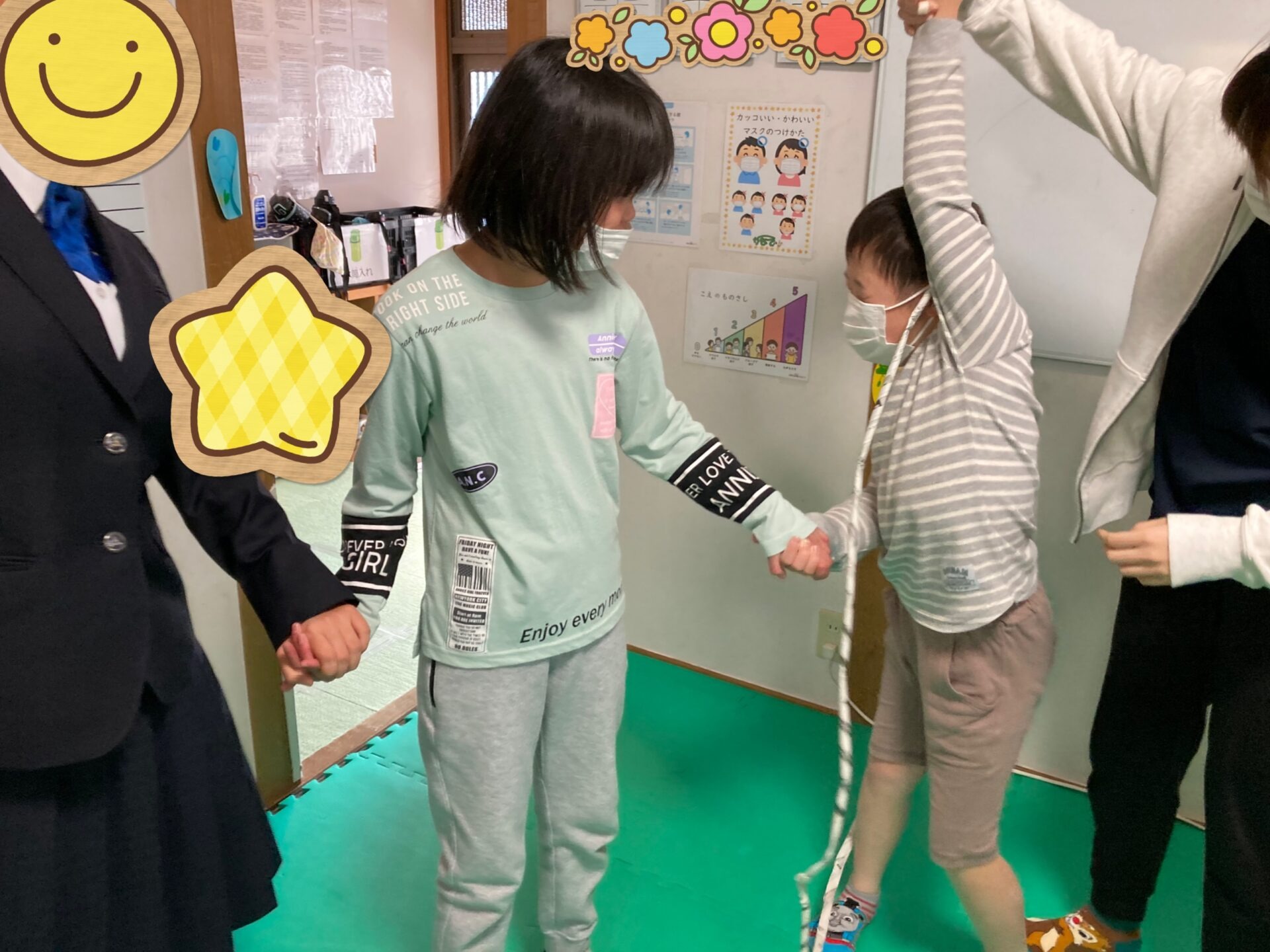 5月2日(月)  輪っかくぐりゲーム