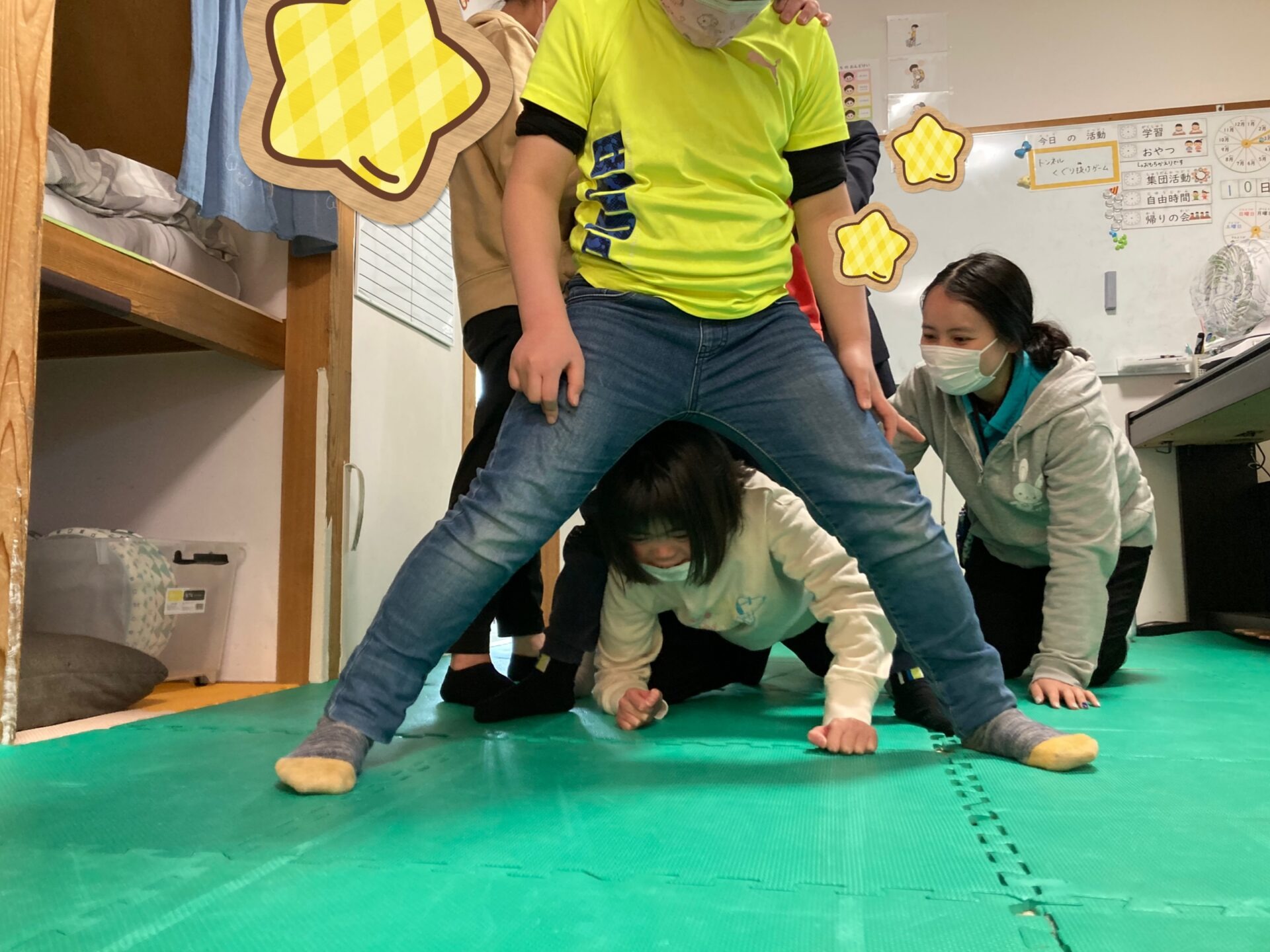 3月10日(木)  トンネルくぐり抜けゲーム