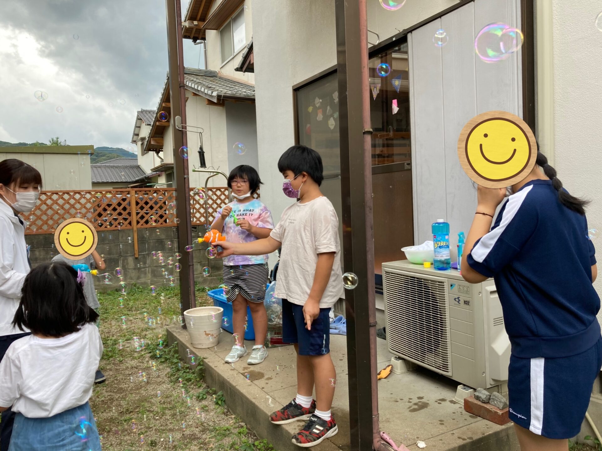 7月18日(月)  シャボン玉