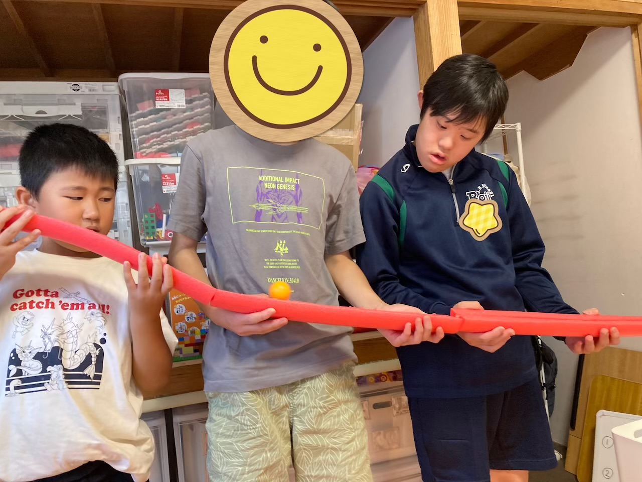 8月28日(金)  パイプでボールを運べ！