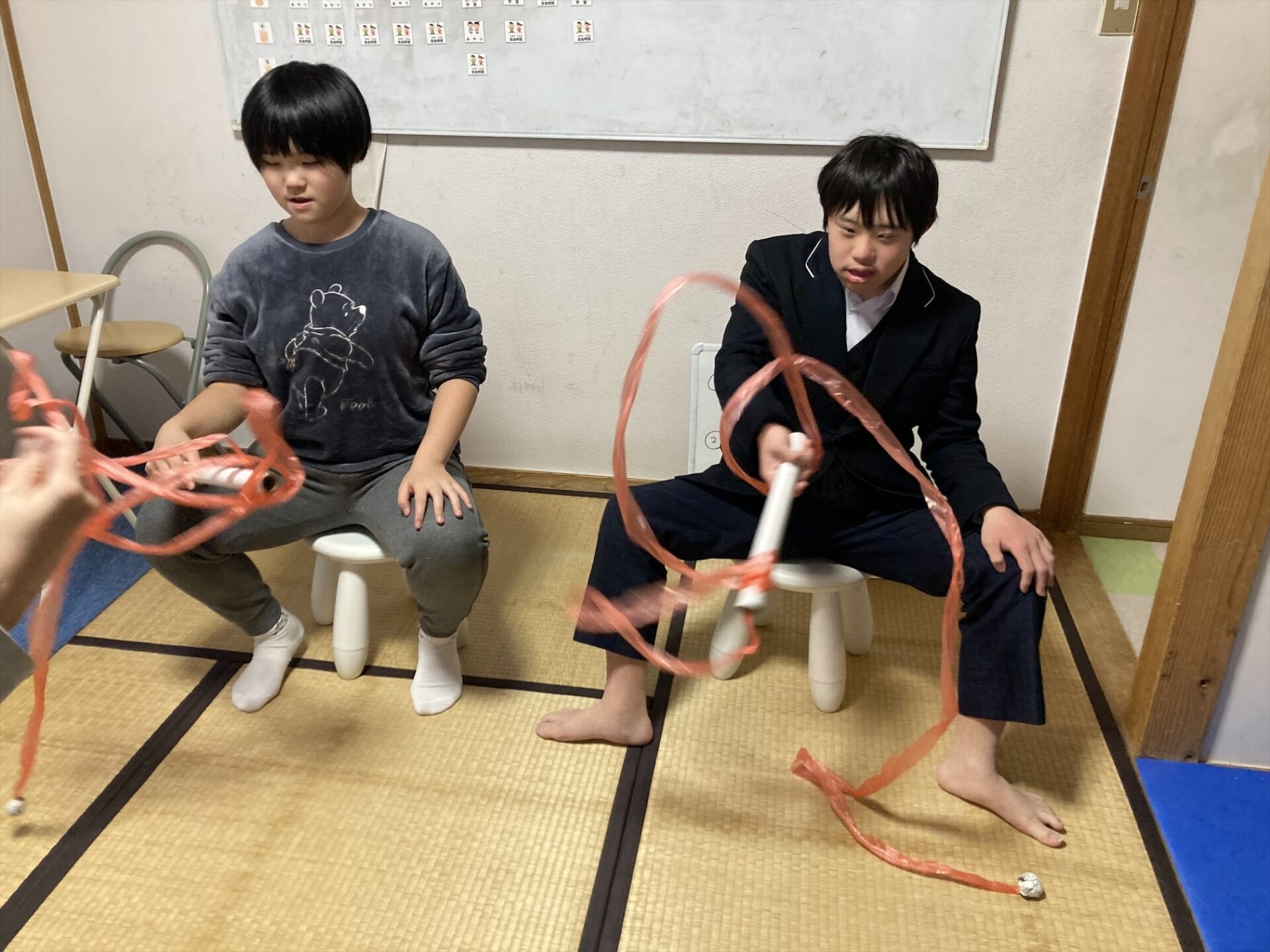 3月2日(月)  グルグル巻き競争