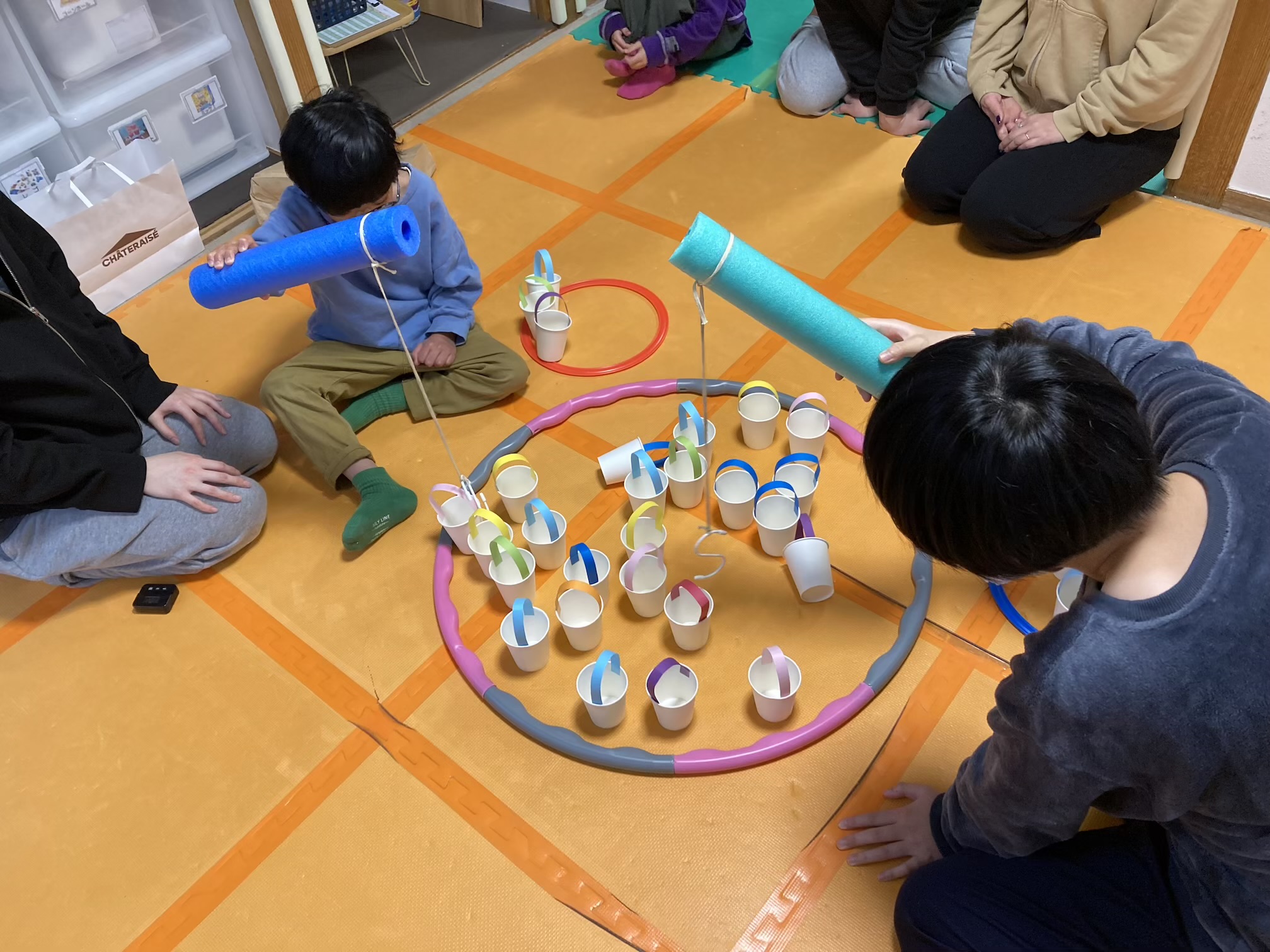 4月1日(水)  紙コップ釣り