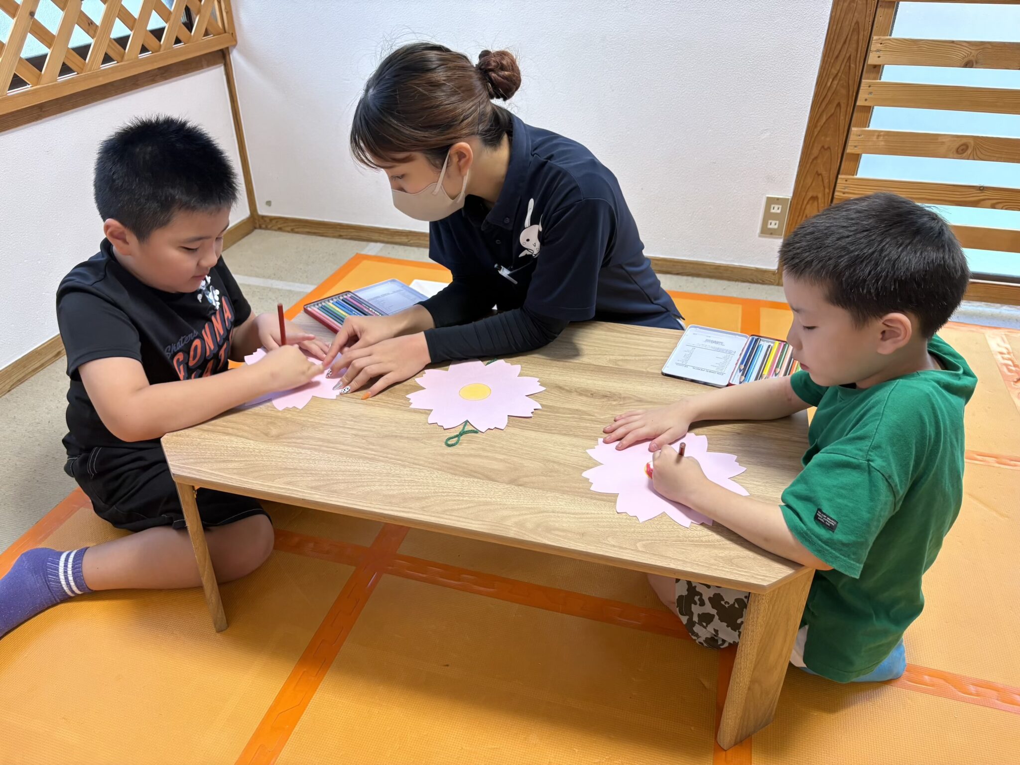 9月30日(水)  コスモス&とんぼ制作