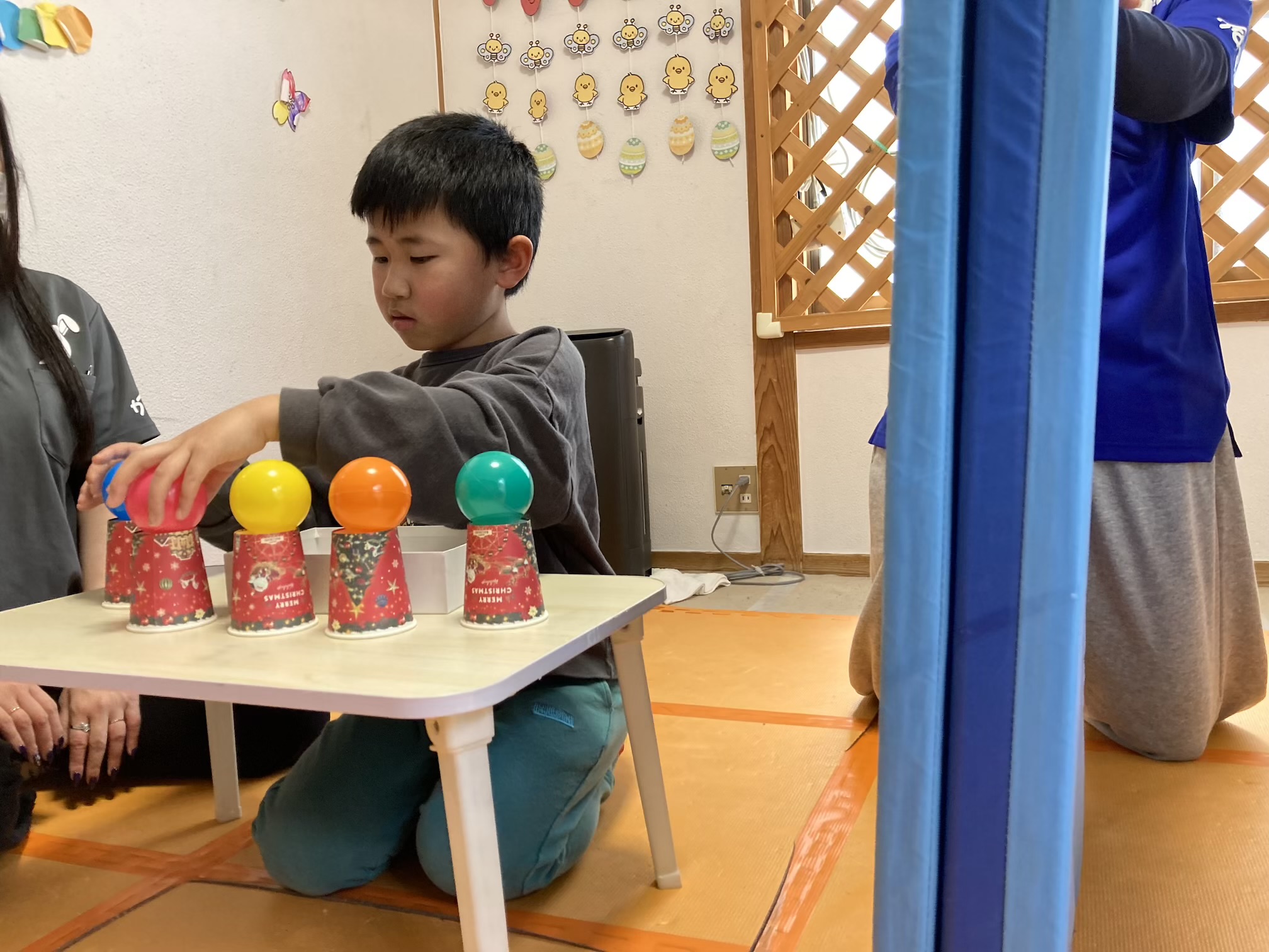 4月3日(金)  同じように置けるかな？