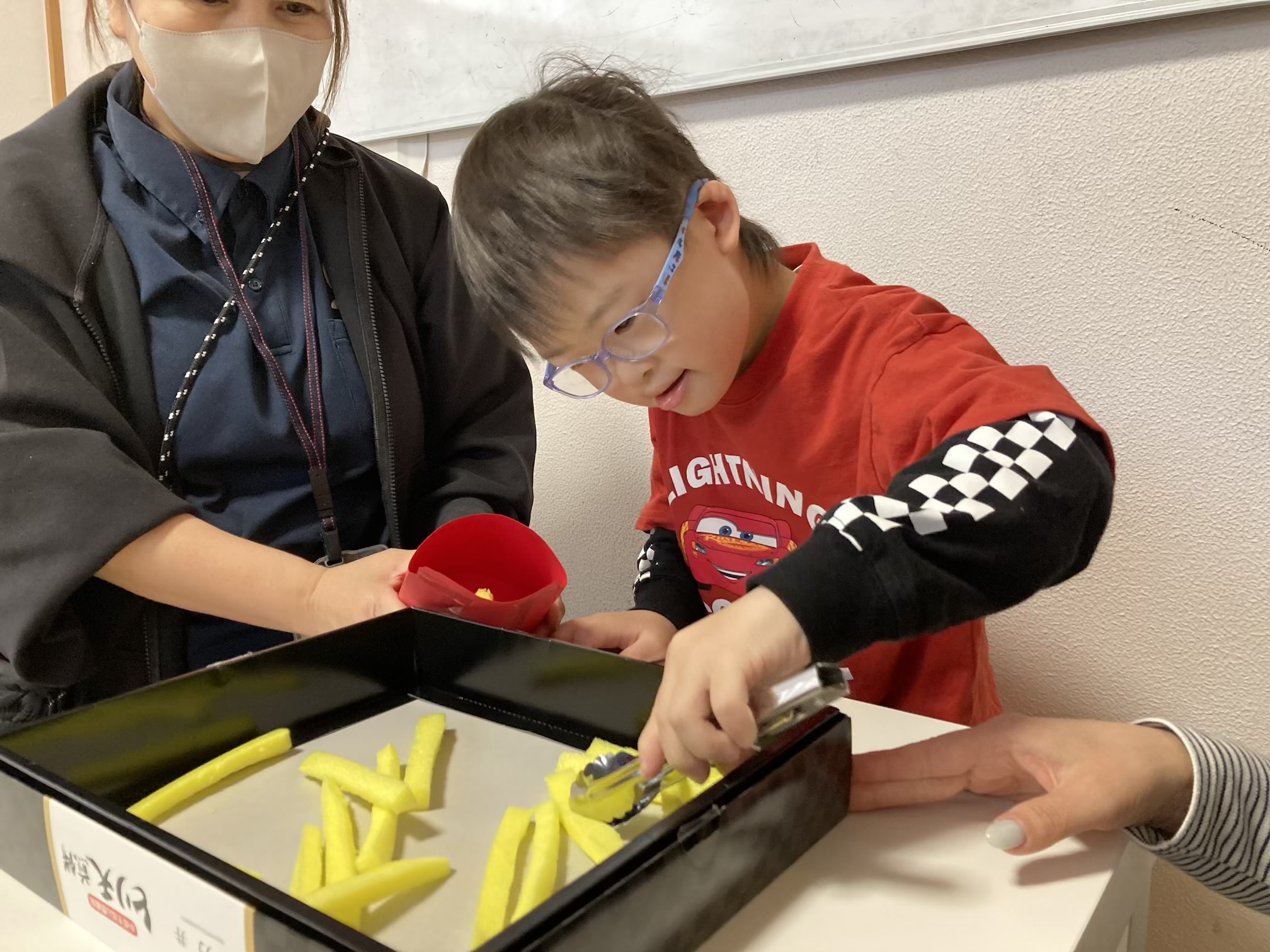4月7日(火)  ポテト詰めゲーム