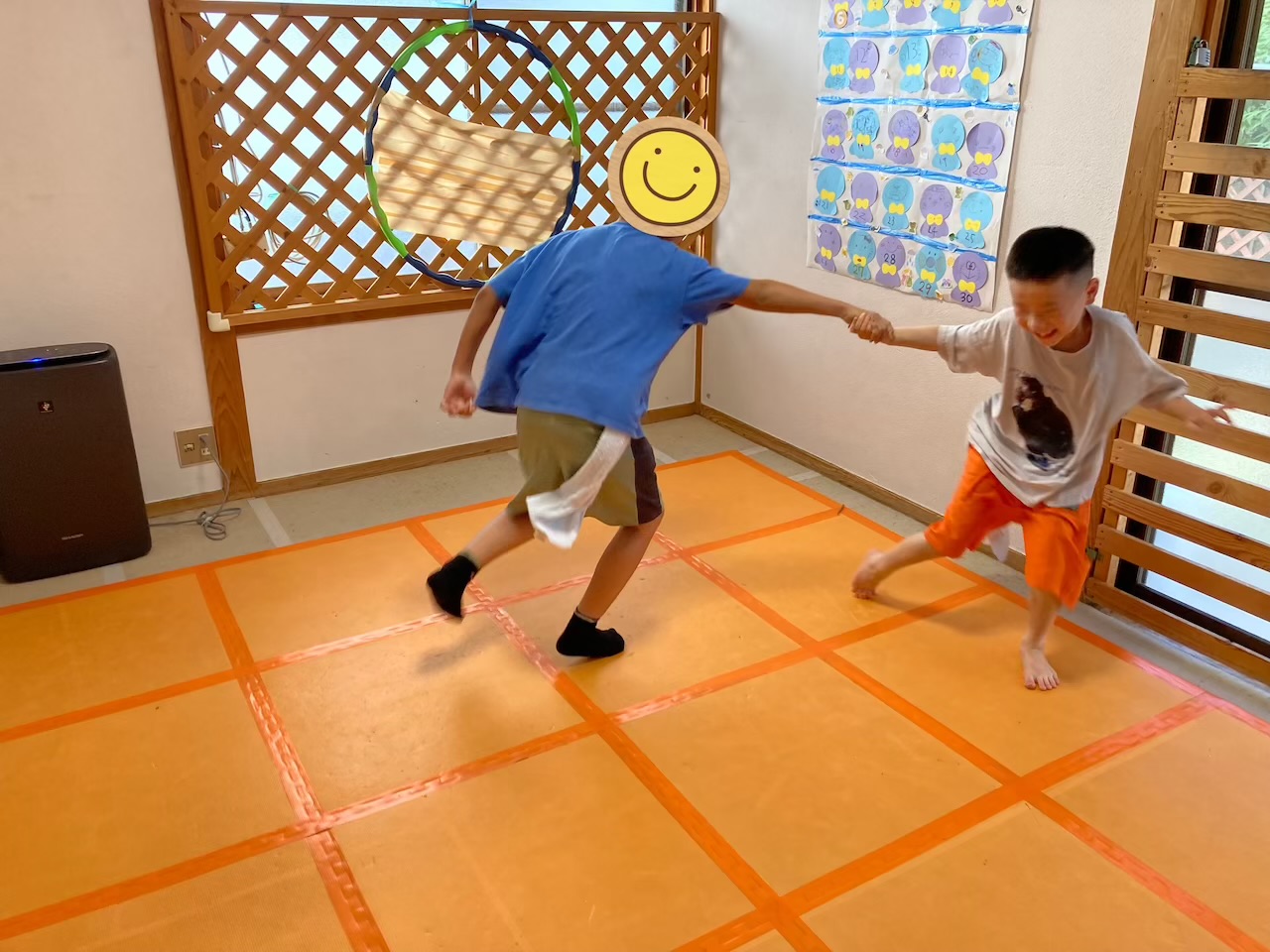6月10日(水)  手つなぎしっぽ取り