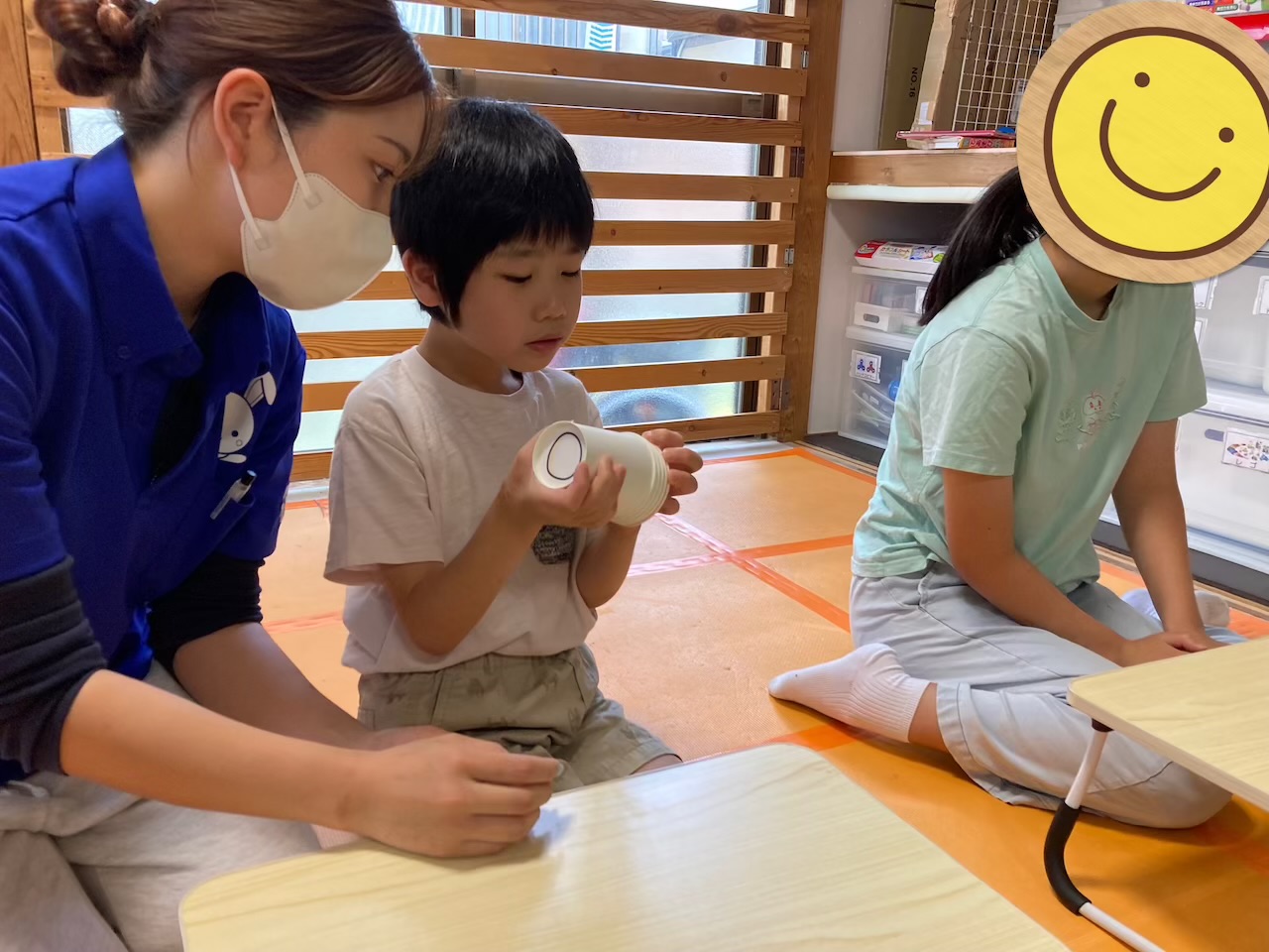 7月7日(火)  かさねて紙コップ