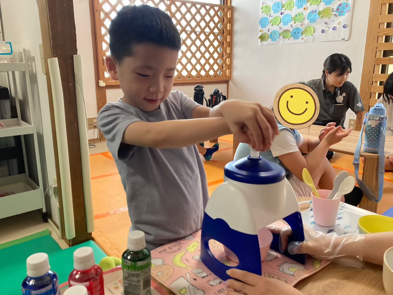 7月11日(土)  避難訓練&かき氷作り
