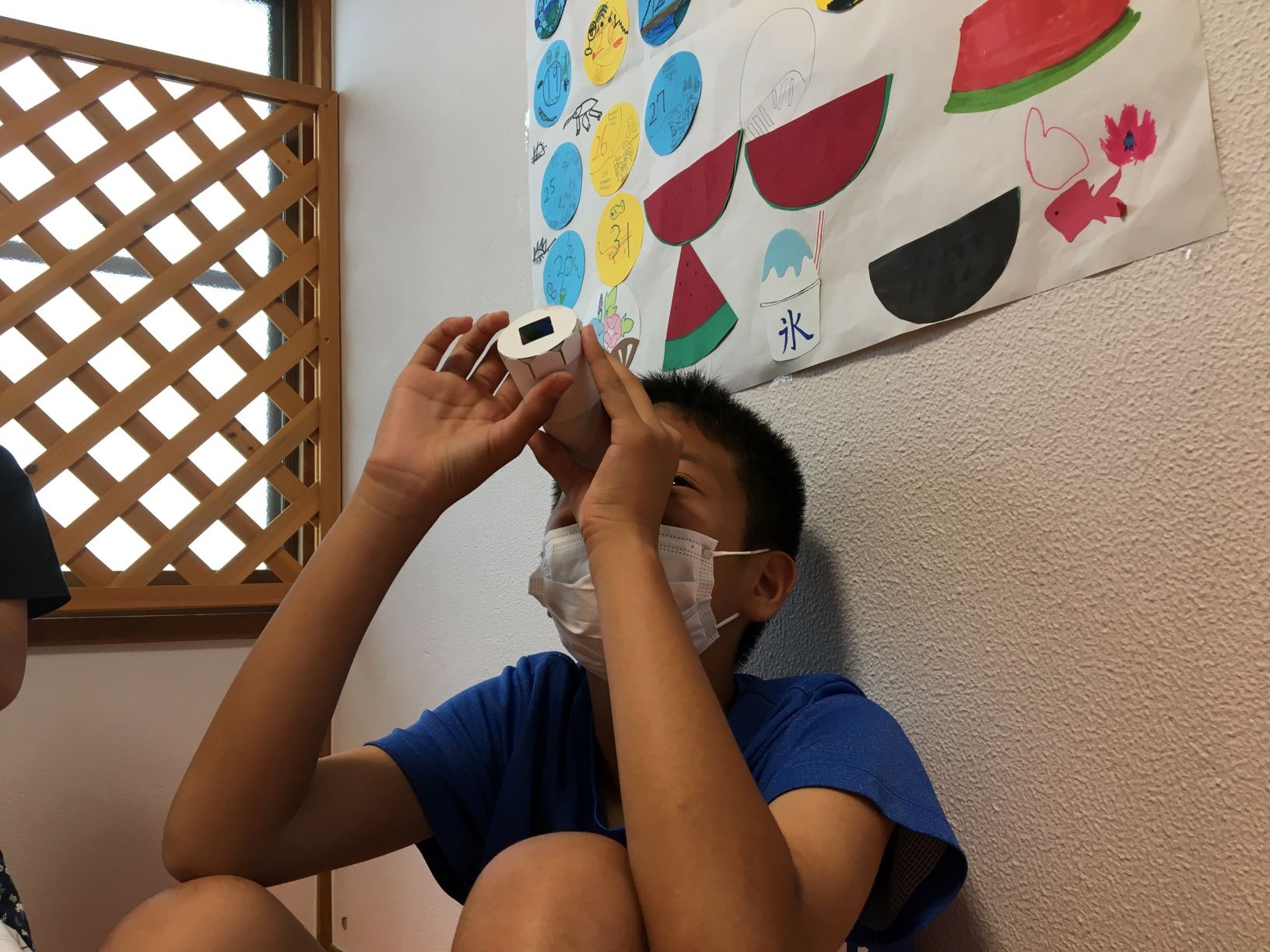 8月3日(火)　万華鏡作り