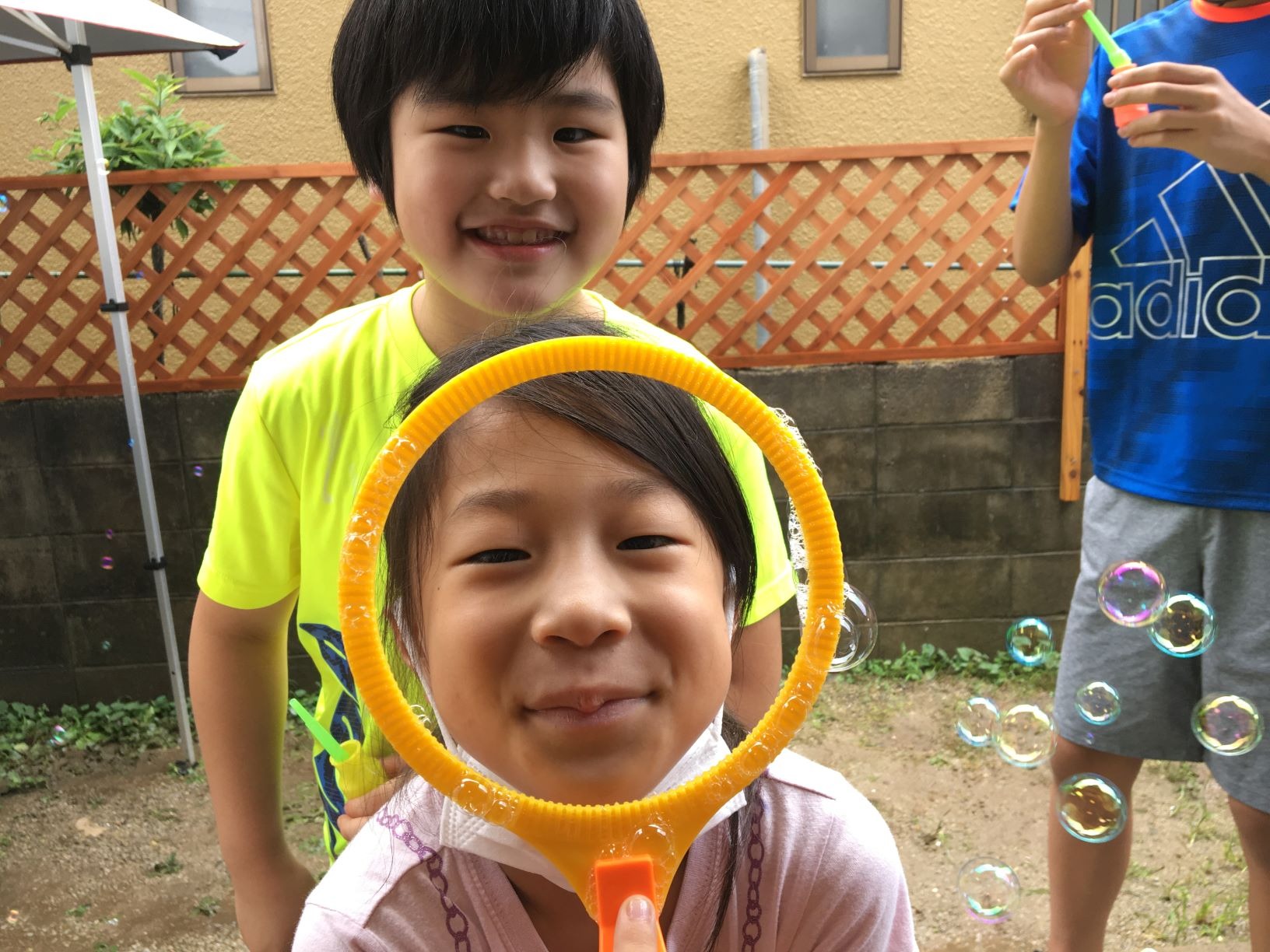 8月9日(月)　シャボン玉