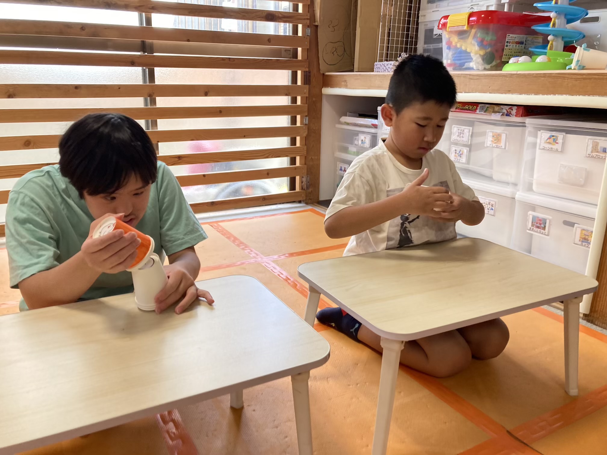 7月24日(金)  かさねて紙コップ