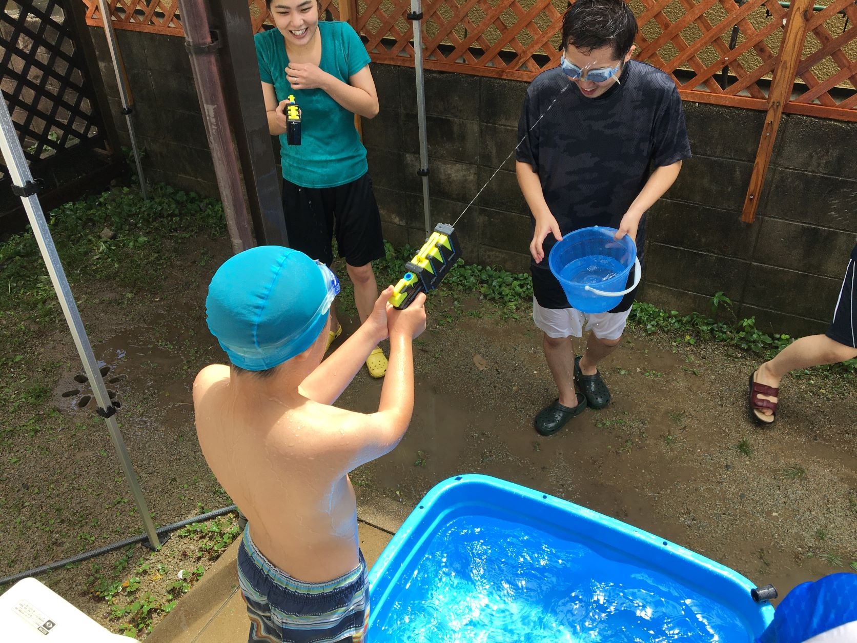 8月19日(木)　水遊び