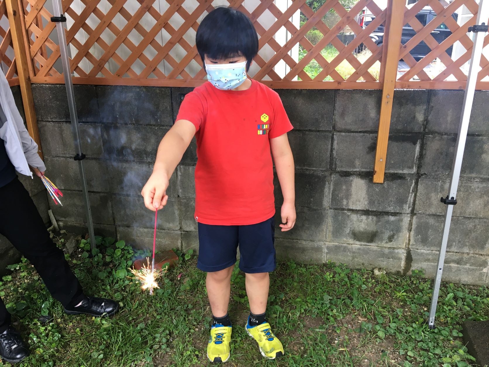 8月24日(火)　手持花火