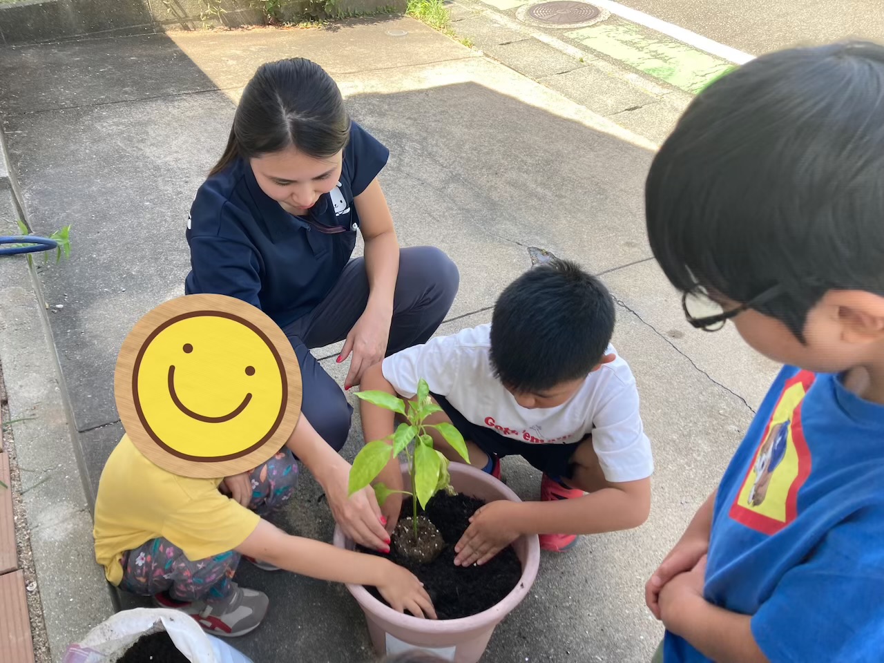 7月28日(火)  夏野菜やお花を育てよう！＆野外活動