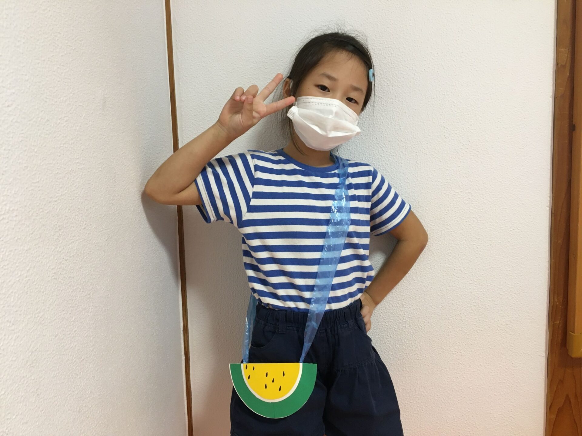 8月31日(火)　スイカバン作り