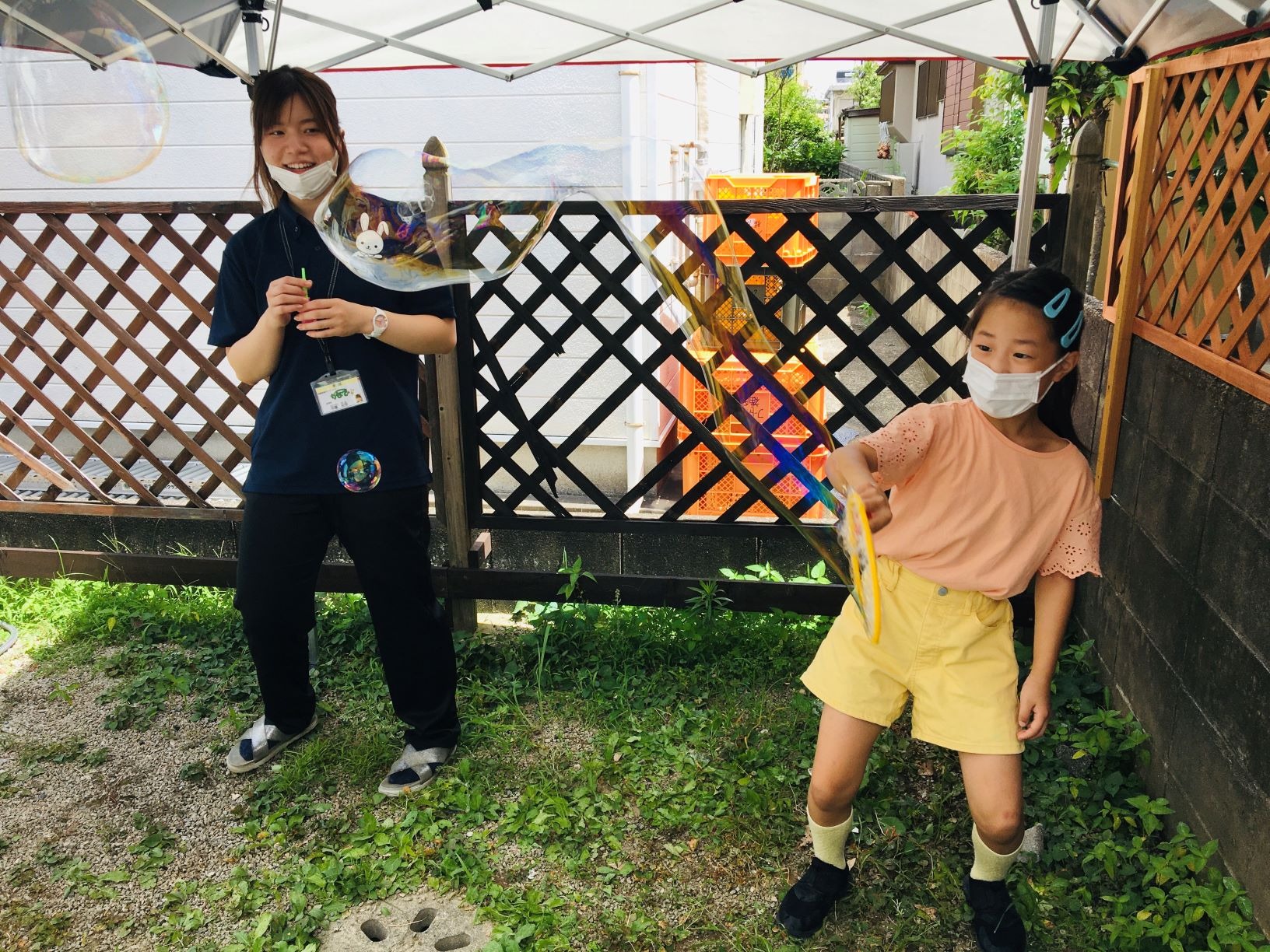 7月23日(金)　シャボン玉